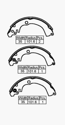 Remsa B/S R SUB IMPREZA LEGACY 90- 202