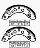 TINKR BRAKE SHOES VAU VIVA HA-HB-HC 63-77