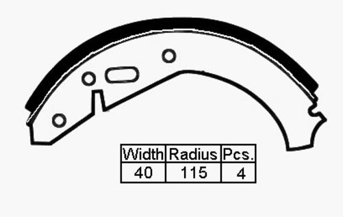 Remsa B/S R SKO FAVORIT 110 69- 230 X 4