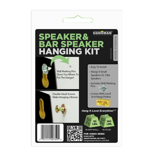 HANGMAN Speaker & Bar Speaker Hanging Kit