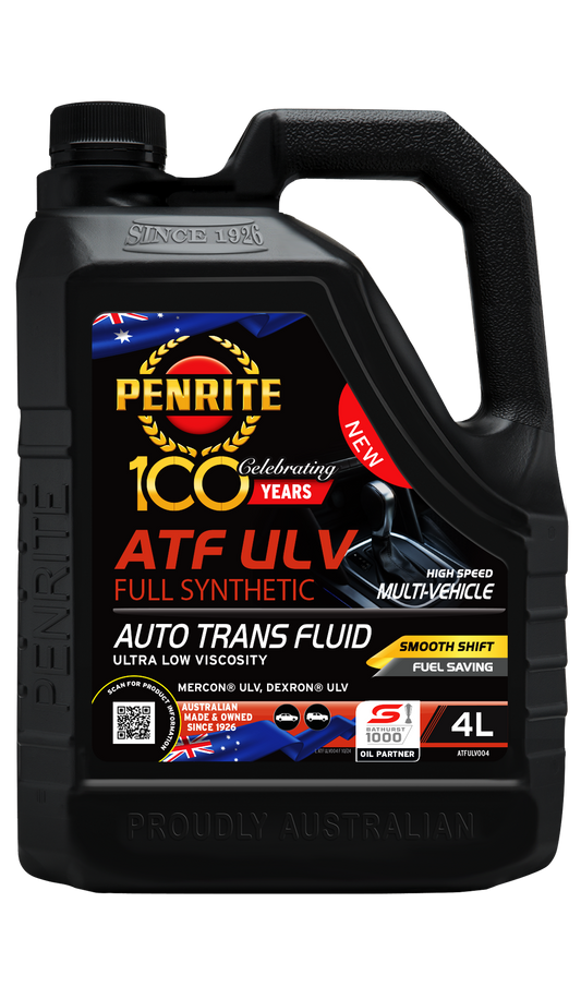 Penrite Full-Synthetic Ultra-low Viscosity Automatic Transmission Fluid 4L - ATFULV004