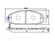 OE+ CEREMIC BRAKE PADS FRONT NISSAN - DB1769CP