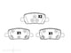 WOKING BRAKE PADS REAR HYUNDAI KIA SANTA FE SORTENTO - P18423.02