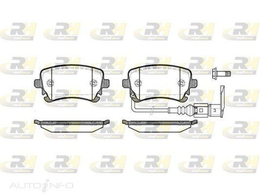 ROADHOUSE DISC PAD REAR AUDI A6 VW TRANS T5 T6 7H WITH SENSOR - RDB897-11-RH