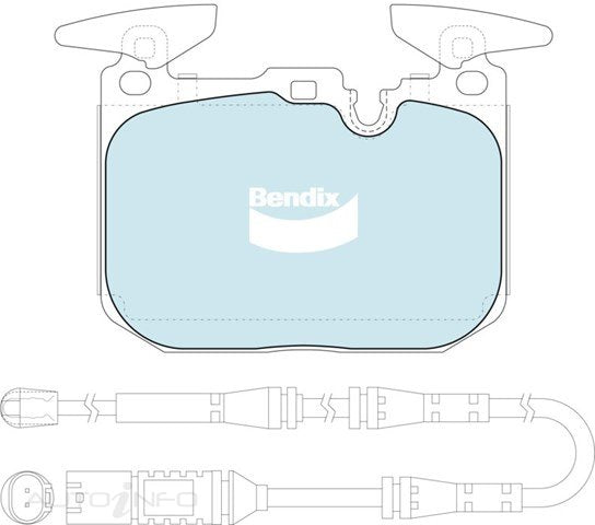 BRAKE PAD BENDX EURO FRONT BMW 116I DB2299EURO+