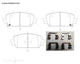 CPLUS DISC PAD SET FRONT HYUNDAI SANTA FE KIA SORENTO 20>ON - DB2641CX