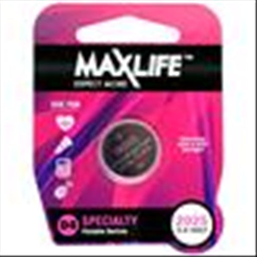 MAXLIFE BATTERY LITHIUM BUTTON CELL CR2025