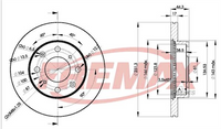 FREMAX BRAKE DISC FRONT PAIR BD-1702