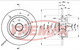 FREMAX BRAKE ROTOR SOLID EACH REAR BD-2236