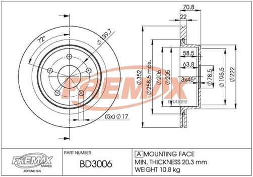 FREMAX CARBON+ (EACH) BD-3006