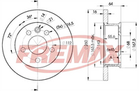 FREMAX BRAKE ROTOR SOLID PAIR FRONT BD-3013