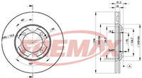 FREMAX BRAKE DISC FRONT PAIR BD-3261