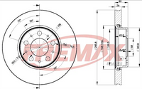 FREMAX BRAKE DISC FRONT PAIR BD-4046