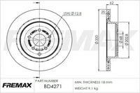 FREMAX HIGH CARBON (PAIR) INFINITY REAR 350MM BD-4271