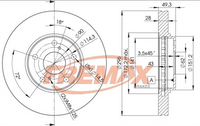 FREMAX CARBON+ TOYOTA KLUGER FRONT BD-4401