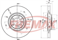 FREMAX BRAKE ROTOR VENTED EACH FRONT BD-4608
