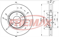 FREMAX CARBON+ BRAKE ROTOR PAIR BD-4753