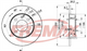 FREMAX BRAKE DISC REAR PAIR VW POLO (6N) 1.2L 1999- BD-5608