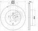 BREMTEC TRADE LINE BRAKE DISC ROTOR REAR BDR10034TL