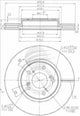 BREMTEC TRADE-LINE BRAKE ROTOR BDR10035TL