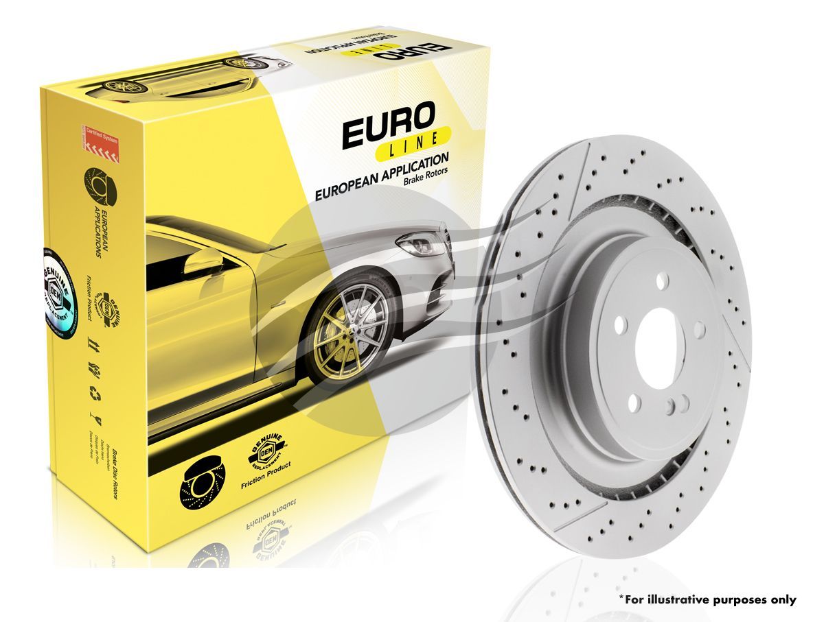 BREMTEC EURO-LINE BRAKE DISC ROTOR BDR10790EL