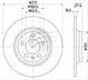 BREMTEC EUROLINE BRAKE DISC ROTOR PAIR VW POLO GTI 2018- BDR12324EL
