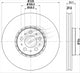 BREMTEC EURO-LINE BRAKE DISC ROTOR PAIR BDR16135EL