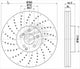 BREMTEC EURO-LINE HC BRAKE DISC ROTOR BDR16659ELH