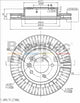 BREMTEC EURO-LINE BRAKE DISC ROTOR PAIR BDR17270EL