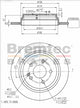 BREMTEC EURO-LINE BRAKE DISC REAR PAIR MERCEDES VITO BDR17290EL