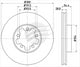 BREMTEC EURO-LINE BRAKE DISC ROTOR PAIR BDR17600EL