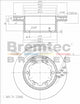 BREMTEC EURO-LINE BRAKE DISC ROTOR BDR17730EL