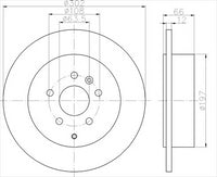 BREMTEC EURO-LINE BRAKE DISC ROTOR PAIR BDR18300EL