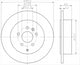 BREMTEC EURO-LINE BRAKE DISC ROTOR PAIR BDR18300EL