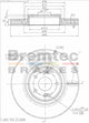 BREMTEC EURO-LINE BRAKE DISC ROTOR PAIR BDR18870EL