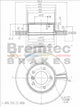 BREMTEC EURO-LINE HC BRAKE DISC ROTOR PAIR BDR19120ELH