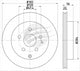 BREMTEC TRADE LINE BRAKE DISC ROTOR REAR BDR20270TL