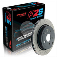 BREMTEC EVOLVE F2S PERFORMANCE+ ROTOR HOLDEN VE-VF REAR 324MM SLOTT BDR20290EV