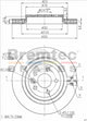 BREMTEC EURO-LINE BRAKE DISC ROTOR PAIR BDR20340EL