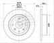 BREMTEC TRADE LINE BRAKE DISC ROTOR REAR BDR2039TL