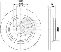 BREMTEC EURO-LINE BRAKE DISC ROTOR PAIR BDR20700EL
