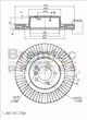 BREMTEC EURO-LINE BRAKE DISC ROTOR BDR21060EL