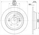BREMTEC TRADELINE ROTOR KIA SELTOS REAR 284MM BDR21294TL