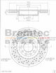 BREMTEC EURO-LINE DISC ROTOR PAIR BDR21600EL