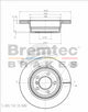 BREMTEC EURO-LINE BRAKE DISC ROTOR BMW X5 E70 X6 E71 BDR21860EL