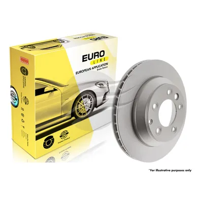 EURO-LINE BRAKE DISC ROTOR PAIR BDR22000EL