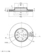 EURO-LINE BRAKE DISC ROTOR PAIR BDR22000EL