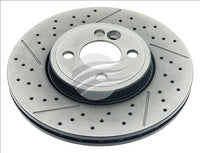 BREMTEC EVOLVE CARBON+ ROTOR (PAIR) MINI FRONT SLOTTED/DRILLED BDR22350EV