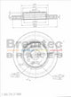 BREMTEC EURO-LINE BRAKE DISC ROTOR PAIR BDR22380EL