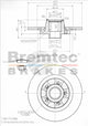 BREMTEC BRAKE DISC REAR INCL BEARING RENAULT KANGOO BDR22390EL